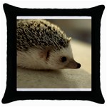 Standard Hedgehog II Throw Pillow Case (Black)