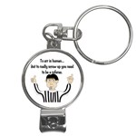 To Err Is Human Nail Clippers Key Chain