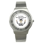 To Err Is Human Stainless Steel Watch