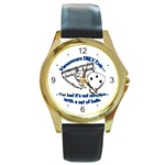 Vancouver s Only Cup Round Gold Metal Watch