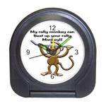 Rally Monkey Travel Alarm Clock