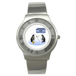 Penguins!! Stainless Steel Watch