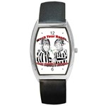 Wash Your Hands Barrel Style Metal Watch