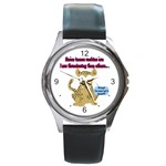 Panther s Rookie Round Metal Watch