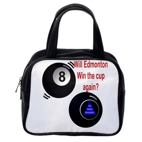 Edmonton s Cup Chances Classic Handbag (One Side) from ArtsNow.com Front