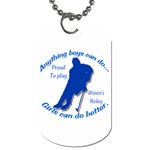 Anything Boys Can Do... Dog Tag (Two Sides)