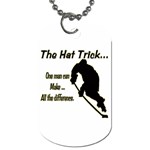 The Hat Trick Dog Tag (One Side)