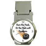 Own The Puck Money Clip Watch