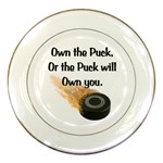Own The Puck Porcelain Plate