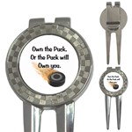 Own The Puck 3-in-1 Golf Divot