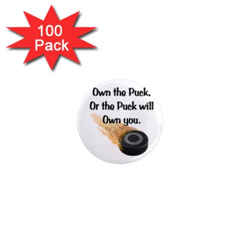 Own The Puck 1  Mini Magnet (100 pack)  from ArtsNow.com Front