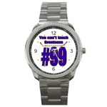 You Can t Teach Greatness Sport Metal Watch