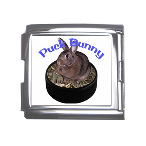 Puck Bunny 1 Mega Link Italian Charm (18mm) from ArtsNow.com Front