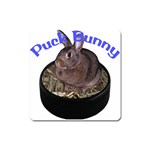 Puck Bunny 1 Magnet (Square)