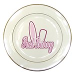 Puck Bunny 2 Porcelain Plate