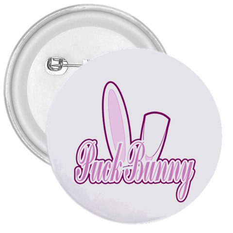 Puck Bunny 2 3  Button from ArtsNow.com Front