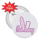 Puck Bunny 2 2.25  Button (10 pack)