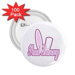 Puck Bunny 2 2.25  Button (100 pack)