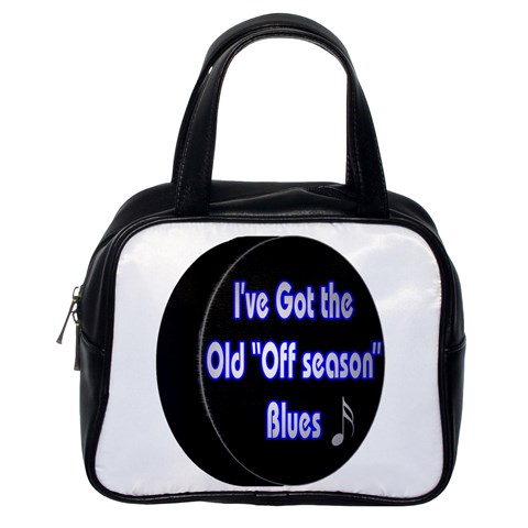 Off Season Hockey Blues Classic Handbag (One Side) from ArtsNow.com Front