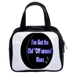 Off Season Hockey Blues Classic Handbag (Two Sides) from ArtsNow.com Front