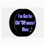 Off Season Hockey Blues Glasses Cloth (Large)