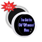 Off Season Hockey Blues 2.25  Magnet (10 pack)