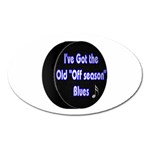 Off Season Hockey Blues Magnet (Oval)
