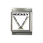 Hockey Face-Off Italian Charm (13mm)