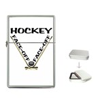 Hockey Face-Off Flip Top Lighter