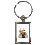 CF Pup space for rent Key Chain (Rectangle)