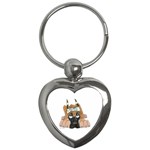 CF Pup space for rent Key Chain (Heart)