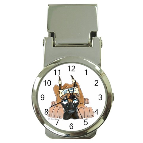 CF Pup space for rent Money Clip Watch from ArtsNow.com Front