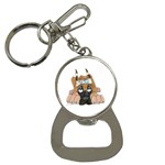 CF Pup space for rent Bottle Opener Key Chain