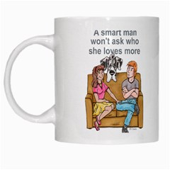 NH Smart Man White Mug from ArtsNow.com Left