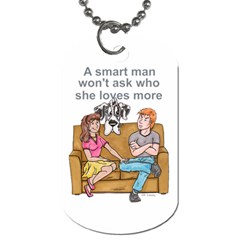 NH Smart Man Dog Tag (Two Sides) from ArtsNow.com Back