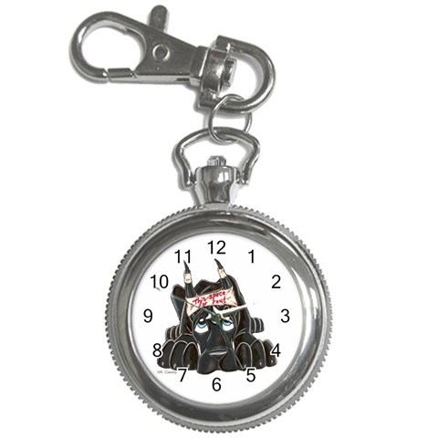 CBlk Pup space for rent Key Chain Watch from ArtsNow.com Front