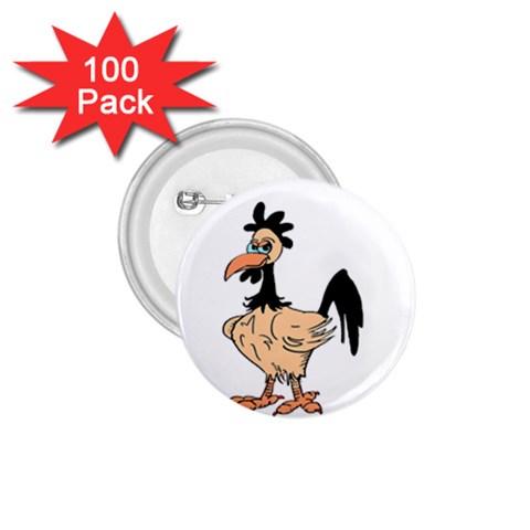 Rooster 1.75  Button (100 pack)  from ArtsNow.com Front