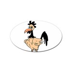 Rooster Sticker Oval (10 pack)
