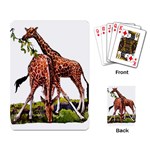 Drinking giraffe Playing Cards Single Design