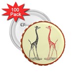 Cute giraffes 2.25  Button (100 pack)