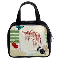 Donkey Classic Handbag (Two Sides) from ArtsNow.com Front