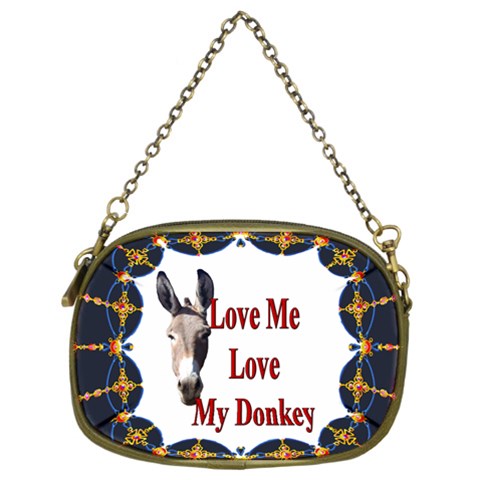 Love my donkey 2 Cosmetic Bag (Two Sides) from ArtsNow.com Front