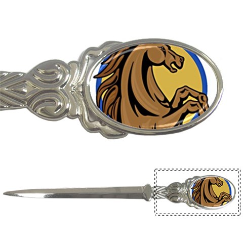 Horse circle Letter Opener from ArtsNow.com Front