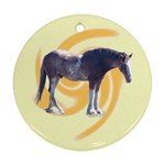Clydesdale 2 Ornament (Round)