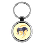 Clydesdale 2 Key Chain (Round)