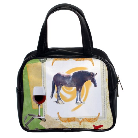 Clydesdale 2 Classic Handbag (Two Sides) from ArtsNow.com Front