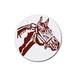 Thoroughbred Rubber Round Coaster (4 pack)