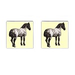 Vintage horse 3 Cufflinks (Square)