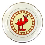 Camel Porcelain Plate