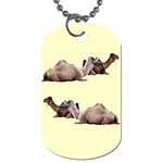 Sitting camels Dog Tag (Two Sides)